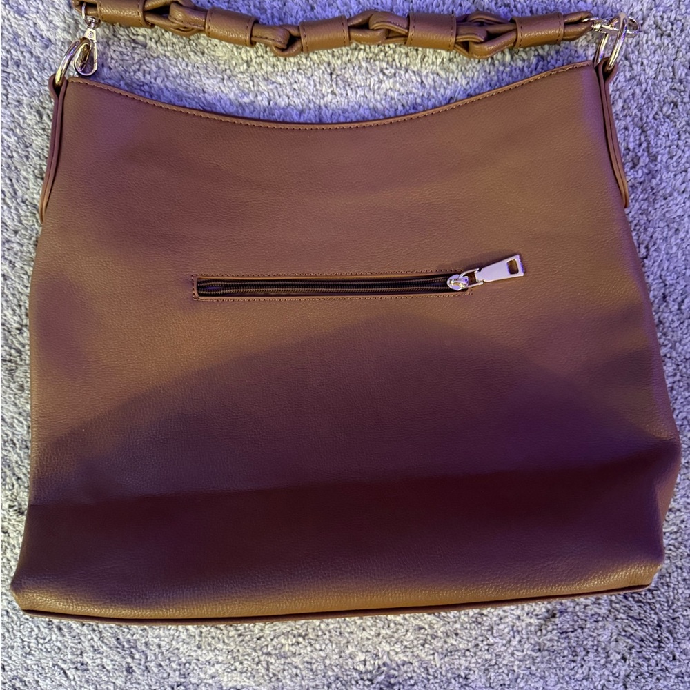 Modern+Chic Brown Shoulder Bag - Picture 2 of 6